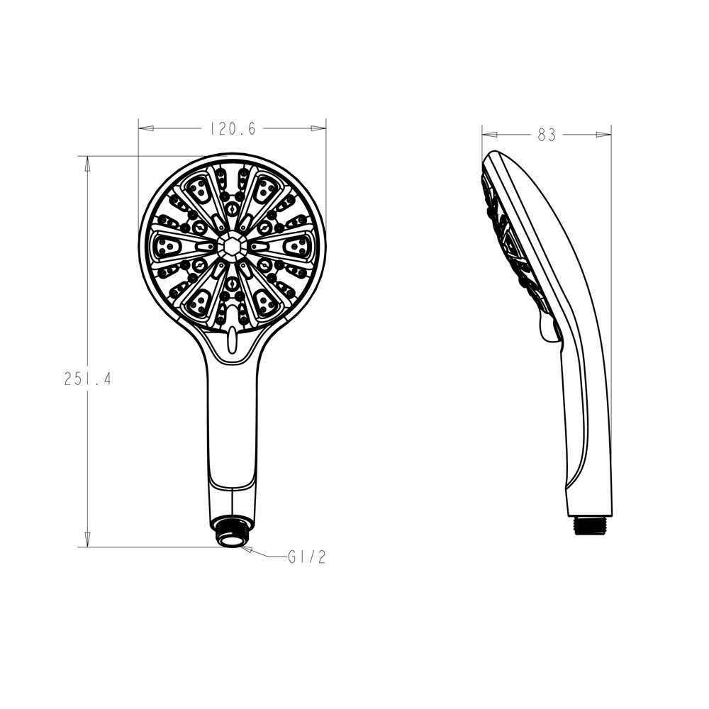 9-speed Household Bath Bath Shower Head - Image 2