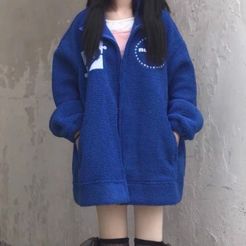 Large Size Plus Down Thickened Lambswool Cotton Clothing Women - Image 2