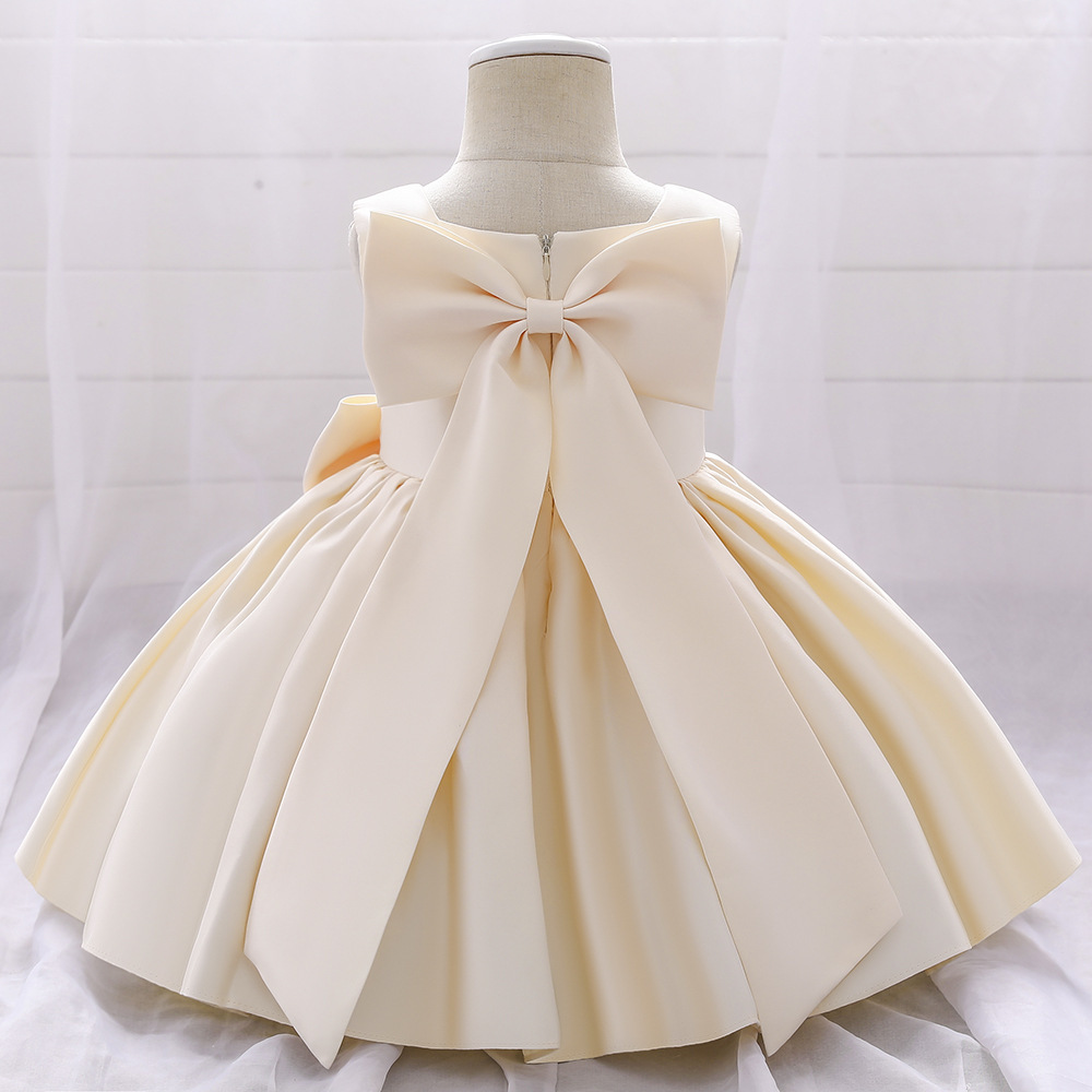 Birthday Dress Big Bow Flower Girl Wedding Dress Dress - Image 6