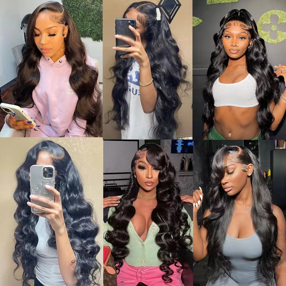 6x4 Density Virgin Human Hair Wigs For Black Women Vietnamese Raw Hair Transparent Lace Front Pre-Plucked Bleached Knots - Image 7