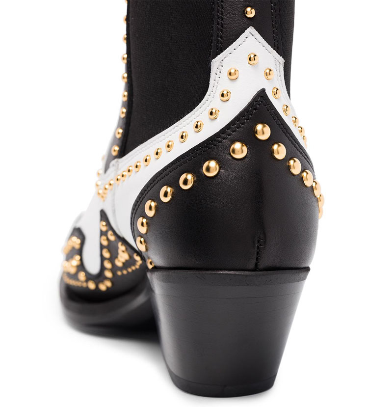 Trendy leather ankle boots - Image 7