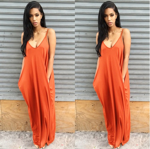 Women Summer Dress Casual Long Dresses Plus Size - Image 8