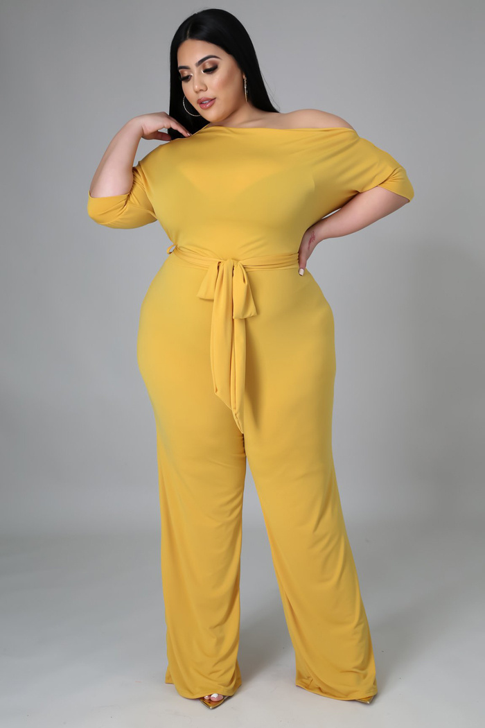 Women's Plus Size Jumpsuit Women's High Waist Jumpsuit - Image 4