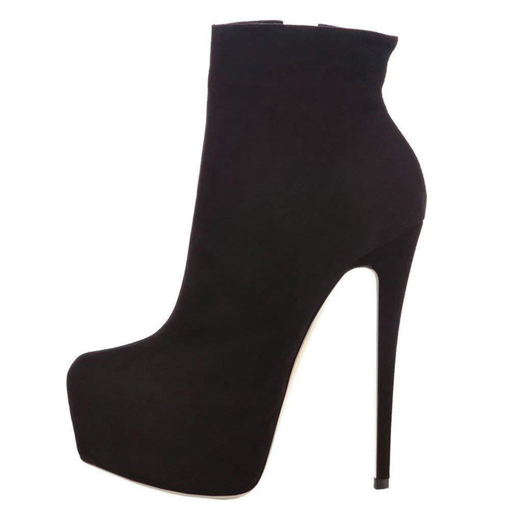 European and American side zipper ankle boots for women - Image 2