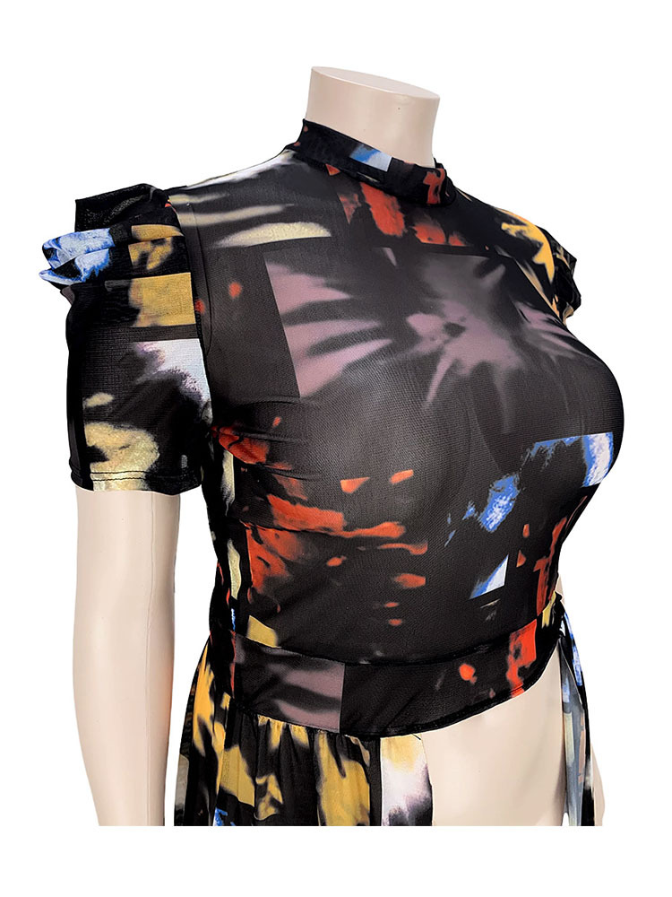 Long Button Up Shirt Dress Women Plus Size Clothing Club Wea - Image 3