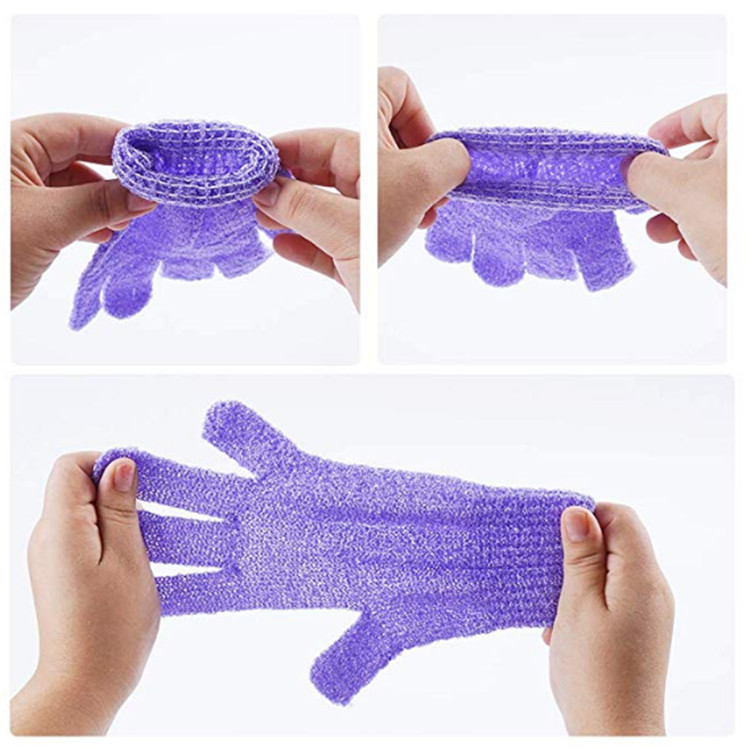 Bath Gloves Powerful Double Sided Exfoliating Bath Towel - Image 3