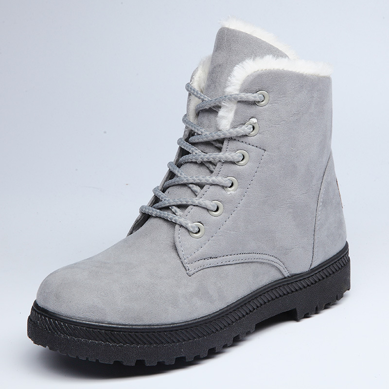 Winter Snow Boots With Warm Plush Ankle Boots For Women Shoes - Image 5