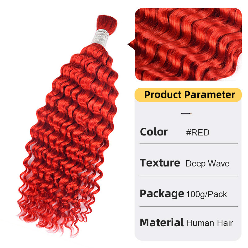 Deep Wave Women's Hair Extension Hair Bulk - Image 4