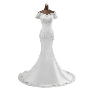 Tube Top Bridal Slim Wedding Dress Mermaid Lace Wedding Dress