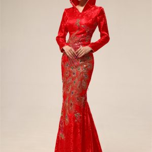 New wedding dress bride wedding cheongsam