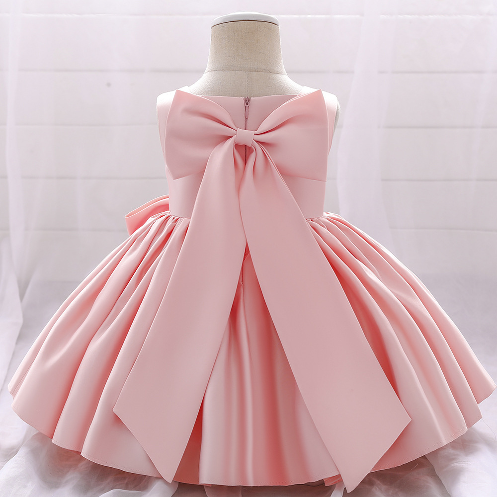 Birthday Dress Big Bow Flower Girl Wedding Dress Dress - Image 9