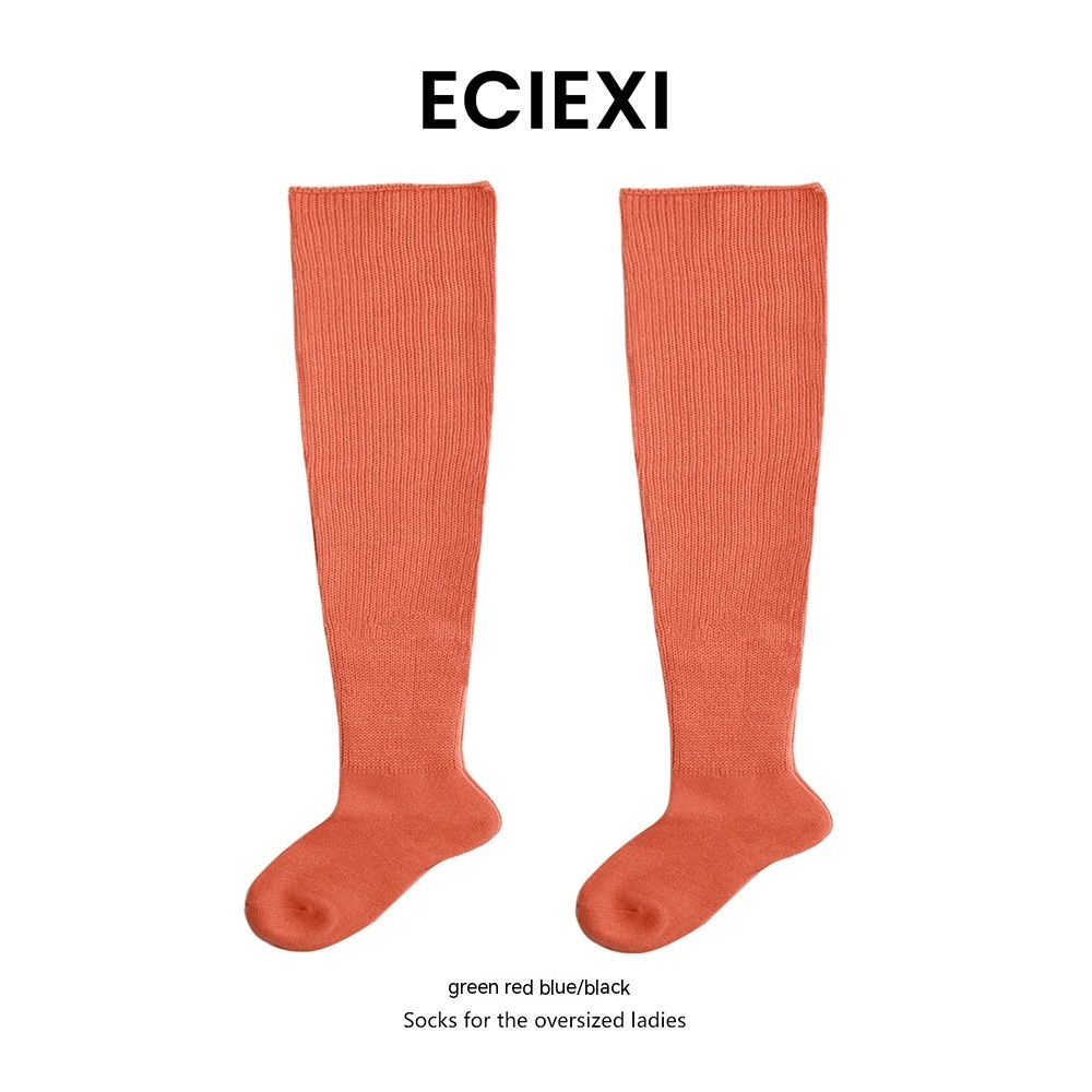 Extra Fat Women's Adult Overknee Long Boot Cotton Socks - Image 7