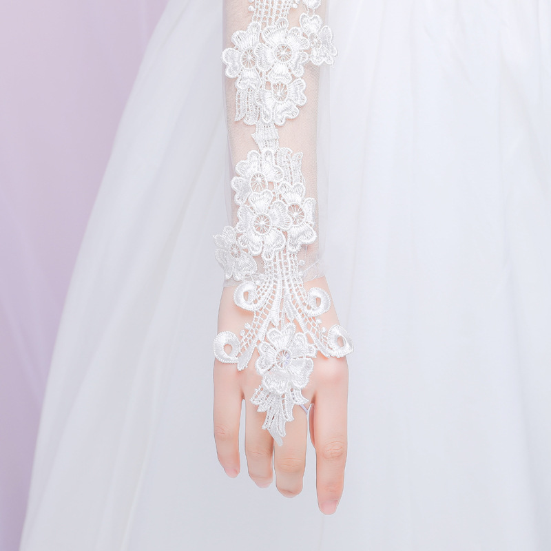 Bride Korean Gloves Wedding Dress - Image 3
