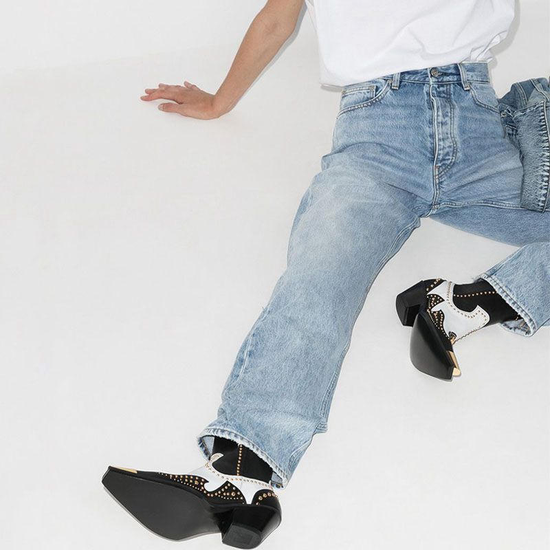 Trendy leather ankle boots - Image 2