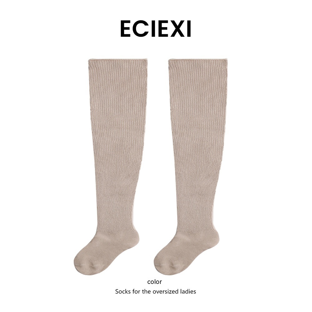 Extra Fat Women's Adult Overknee Long Boot Cotton Socks - Image 9
