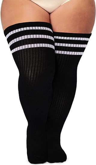 Plus-sized Plus Size Knee Socks Long-barreled Compression Stockings - Image 2