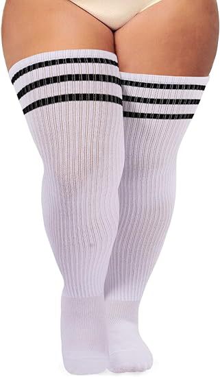 Plus-sized Plus Size Knee Socks Long-barreled Compression Stockings - Image 3