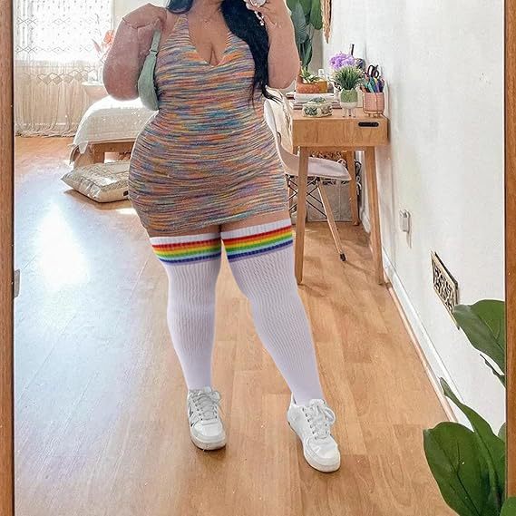 Plus-sized Plus Size Knee Socks Long-barreled Compression Stockings - Image 5