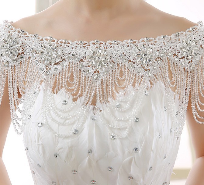 Fringe Wedding Shoulder Chain Wedding Accessories Dress Shoulder - Image 5