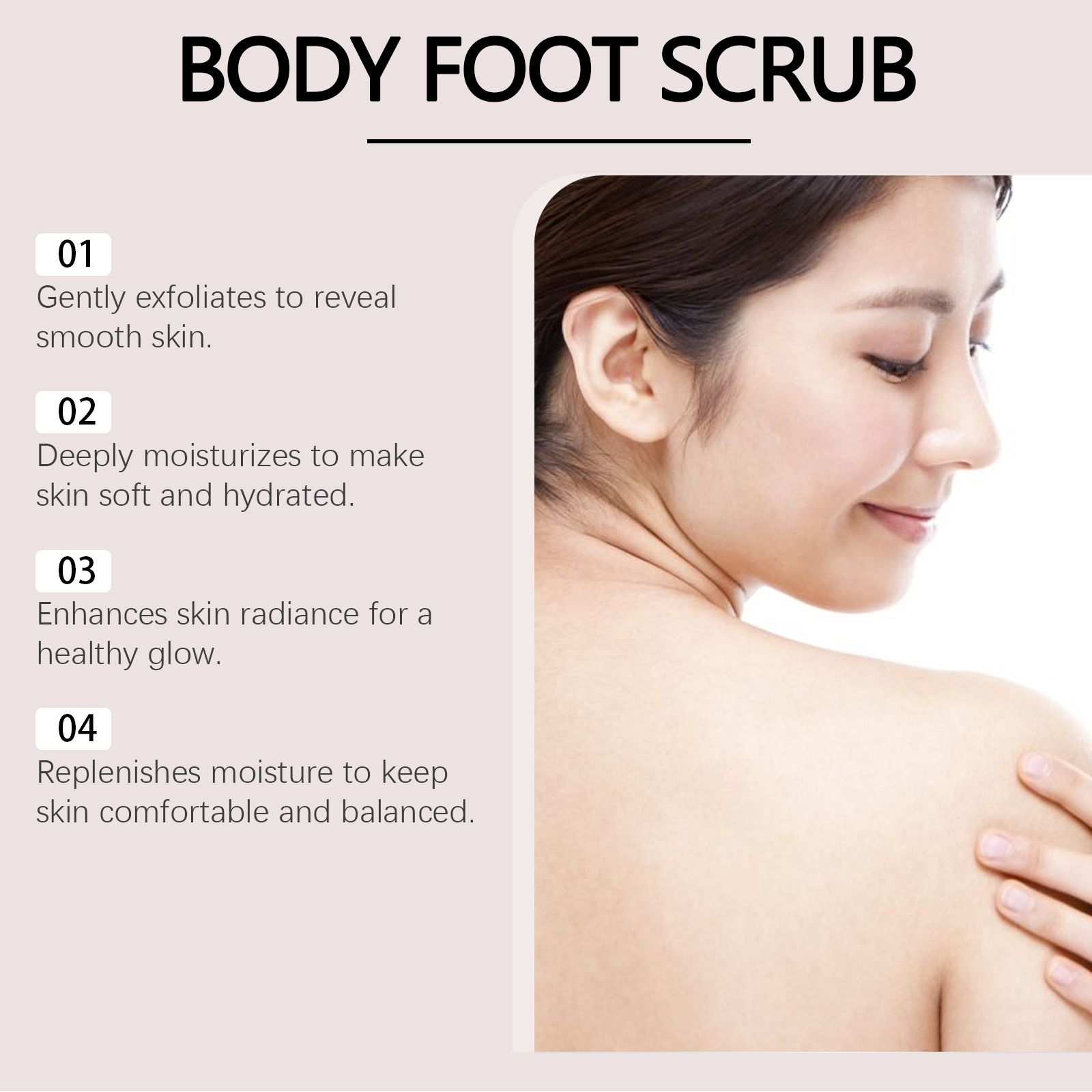 Shea Butter Body Scrub Cream Cleaning - Image 2