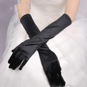 Wedding Dress Gloves Show Banquet