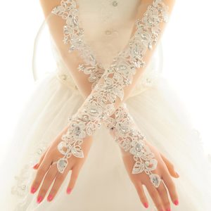 Long Sunscreen Wedding Dress Gloves