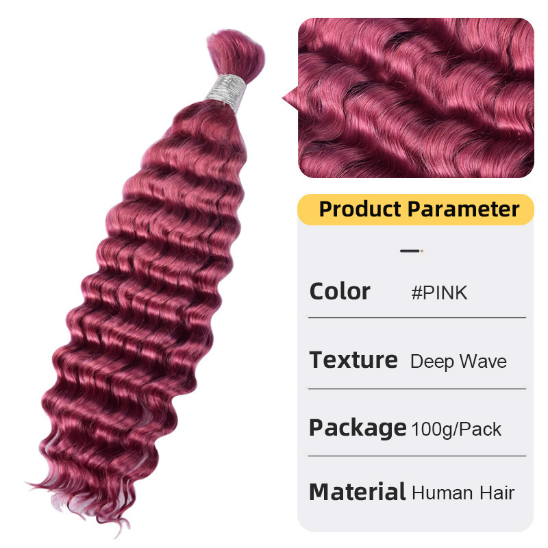 Deep Wave Women's Hair Extension Hair Bulk - Image 8