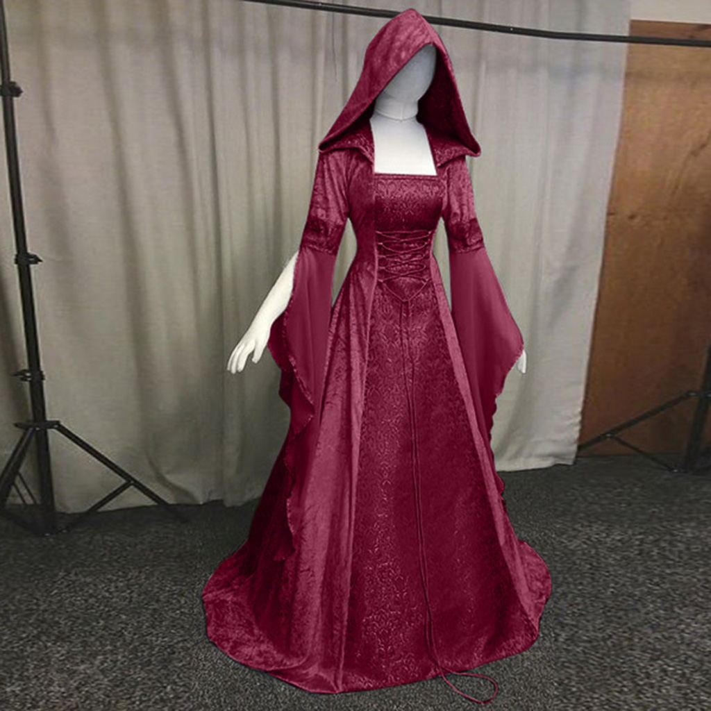 Medieval retro wedding dress - Image 8