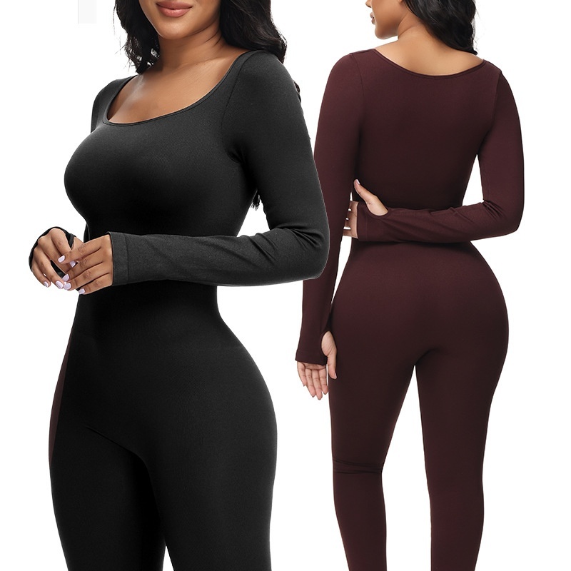 Plus Size High Waist Belly Shaping Jumpsuit - Image 2