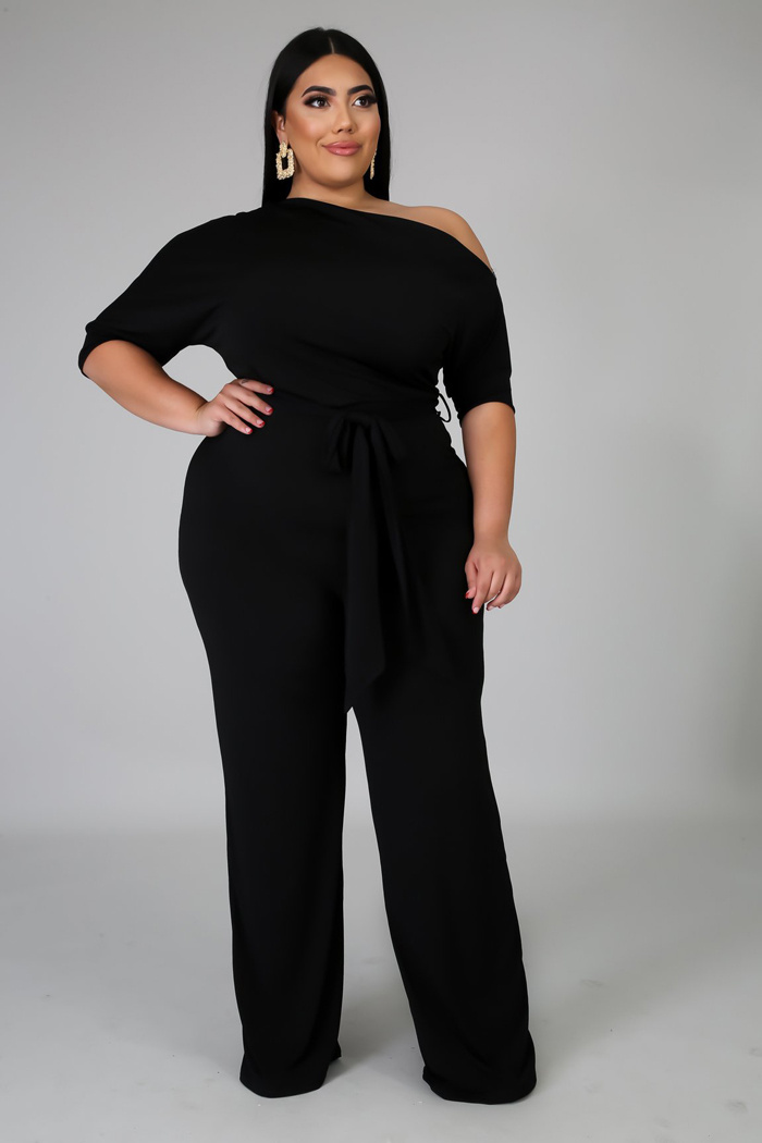 Women's Plus Size Jumpsuit Women's High Waist Jumpsuit