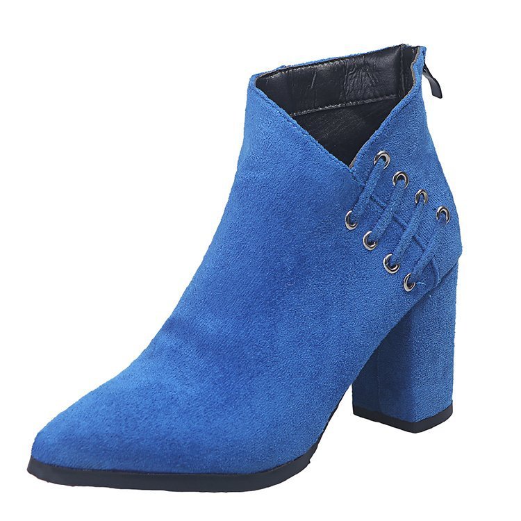Fashion Ankle Boots Women Pointed-toe Zipper Shoes Lady - Image 3