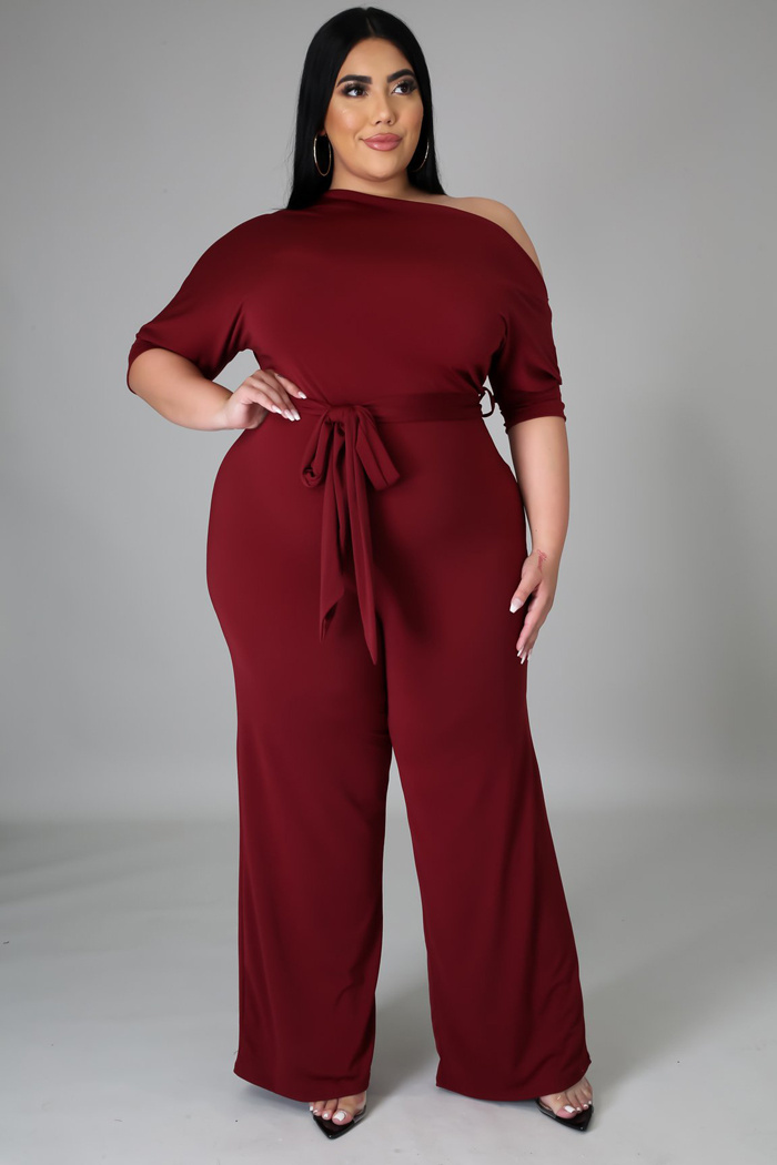 Women's Plus Size Jumpsuit Women's High Waist Jumpsuit - Image 5
