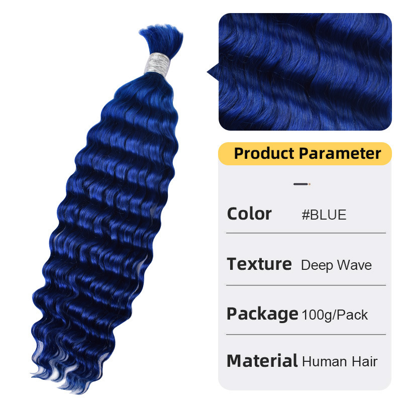 Deep Wave Women's Hair Extension Hair Bulk - Image 7